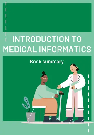 Medical Informatics Overview: Key Concepts and Applications