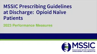 Prescribing Guidelines for Opioid-Naive Patients: MSSIC 2023 Performance Measures
