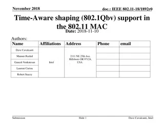 Enabling Time-Aware Traffic Shaping in IEEE 802.11 MAC