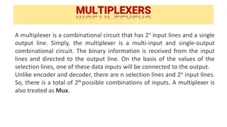 Multiplexers in Combinational Circuits