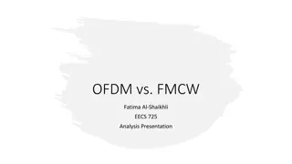 Analysis of OFDM and FMCW Signals for Radar Applications