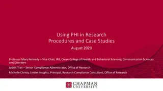 Protecting Patient Privacy: Understanding PHI in Research Procedures