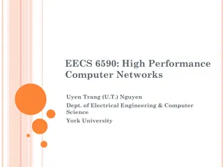 High Performance Computer Networks Overview