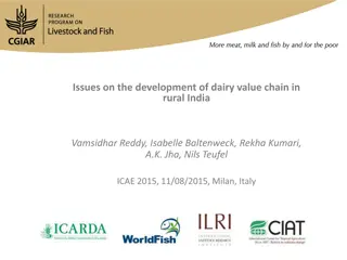 Challenges and Opportunities in Dairy Value Chain Development in Rural India