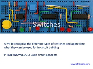 Various Types of Switches for Circuit Building