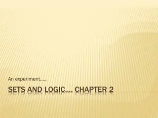 Logical Laws and Operators in Sets and Logic