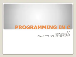 Master C Programming: Basics, Concepts, and Applications