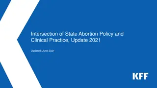Insights into State Abortion Policy and Clinical Practice in 2021