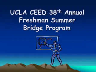 UCLA CEED Freshman Summer Bridge Program Overview