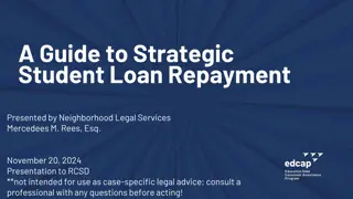 Strategic Student Loan Repayment Guide by Neighborhood Legal Services