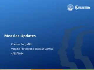 Prevent Measles Outbreaks with Early Reporting and Surveillance