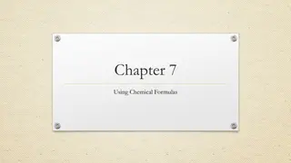 Chemical Formulas and Composition in Chemistry