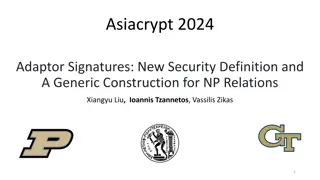 New Security Definition and Generic Construction for NP Relations in Adaptor Signatures