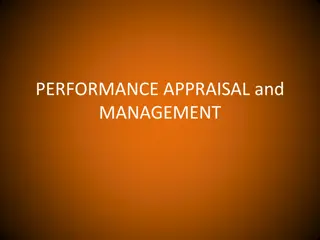Performance Appraisal and Management Insights