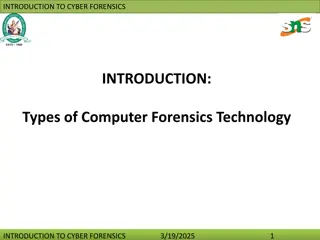 Exploring Cyber Forensics Technology in Military and Law Enforcement