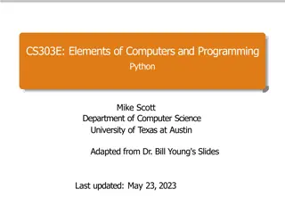 Python Programming Language