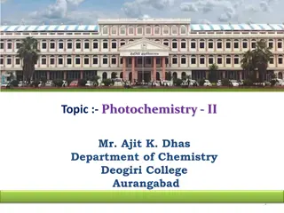 Photochemistry Processes: Fluorescence vs Phosphorescence