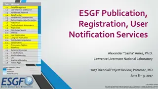 Data Management and Publication Strategies for ESGF Projects