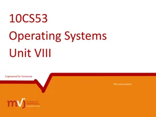 Evolution of Linux Operating System: History, Design, and Principles