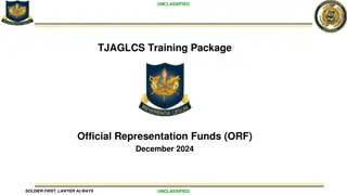 Official Representation Funds (ORF) - A Comprehensive Guide
