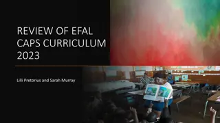 Enhancing EFAL Curriculum: Addressing Key Issues and Recommendations