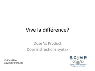 Dose Variation in Healthcare