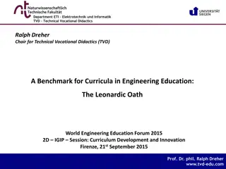 Innovative Approach to Engineering Education: The Leonardic Oath