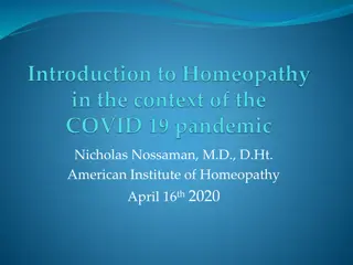 Homeopathy in Epidemics and Pandemics: Efficacy and Historical Perspective