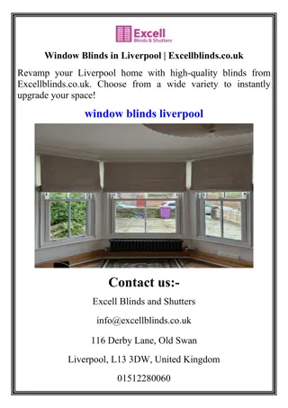 Window Blinds in Liverpool  Excellblinds.co.uk