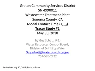 Chlorine Contact Reactors in Wastewater Treatment Plant Tracer Study