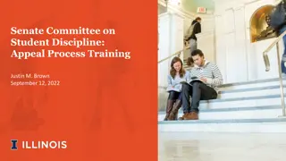 Senate Committee on Student Discipline Appeal Process