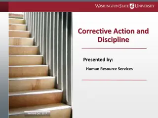 Corrective Action and Discipline in the Workplace