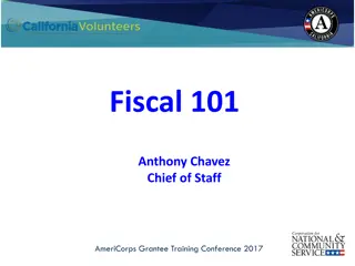 Fiscal Regulations in AmeriCorps Grant Management Conference 2017