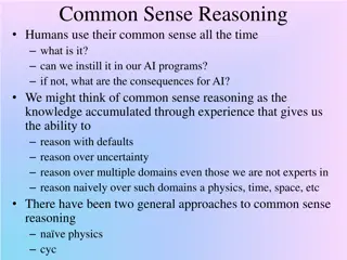 Common Sense Reasoning in Humans and AI Programs