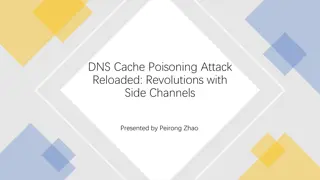 Revolutions in DNS Cache Poisoning Attacks: Unveiling Side Channels