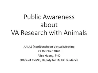 Research with Animals Awareness and Advocacy Highlights