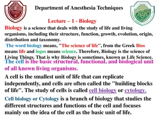 Exploring Cell Biology: An Overview of Living Organisms and Cells