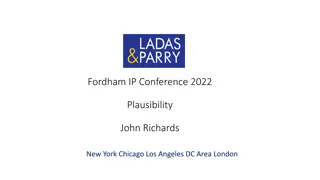 Plausibility vs. Reasonable Predictability in Patent Law Analysis