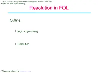 Logic Programming & Resolution in Artificial Intelligence
