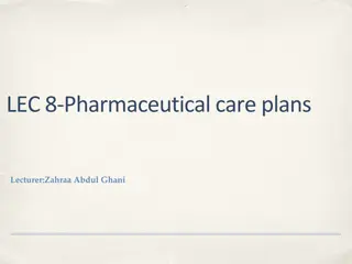 Pharmaceutical Care Plans in Clinical Pharmacy
