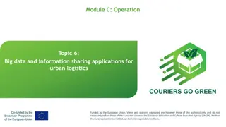 Future Trends in Urban Logistics with Big Data Impact