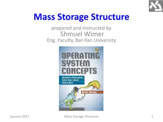 Mass Storage Structures and Technologies