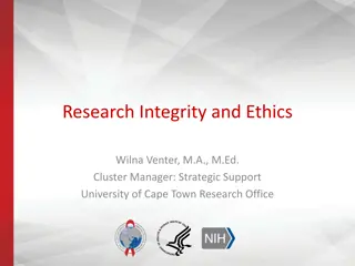 Research Integrity and Ethics in Academic Settings