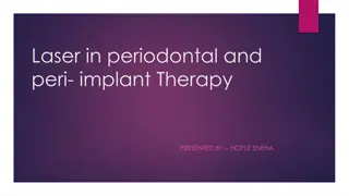 Laser Therapy in Periodontal and Peri-implant Treatment