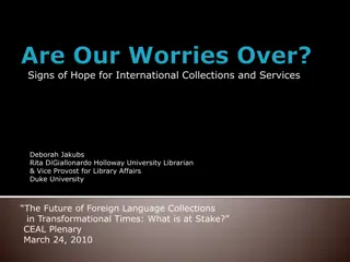 Challenges and Innovations in International Library Collections
