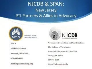 Empowering Advocacy and Education in New Jersey - NJCDB SPAN PTI Partners