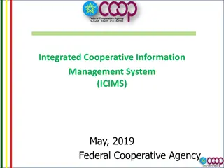 Information Management Systems - May 2019 Overview