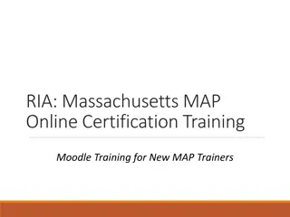 Massachusetts MAP Online Certification Training for Trainers