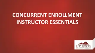 Concurrent Enrollment Essentials