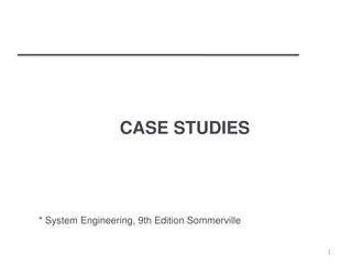 Case Studies in System Engineering and Health Care Systems